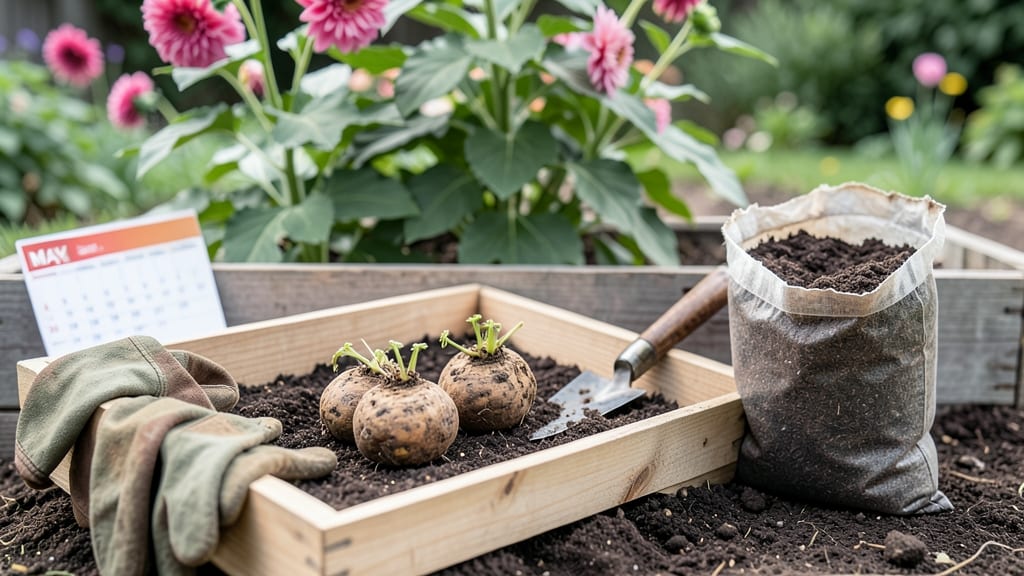 When to Plant Dahlias in Kansas: Exact Weeks Before Last Frost for Zero-Frost Success