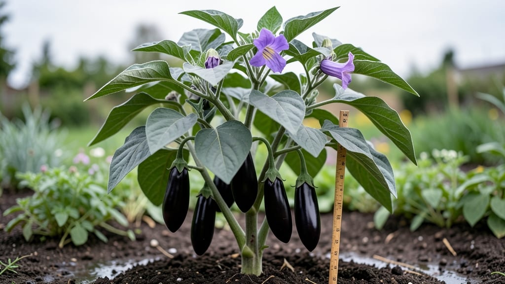 How Tall Do Black Beauty Eggplants Grow: Exact Height Guide & Space-Saving Tips