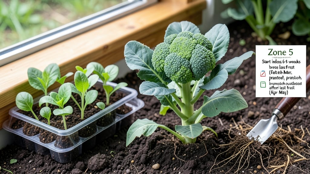 When to Plant Broccoli in Zone 5: Cold-Hardy Varieties & Exact Start Dates