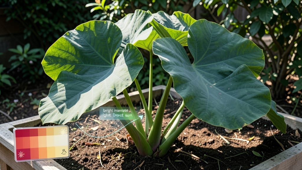 How Much Light Do Elephant Ear Plants Need: Bright Indirect Sun for Lush Foliage Growth
